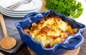 conopida gratinata la cuptor cu bacon si sos fara gluten, LCHF