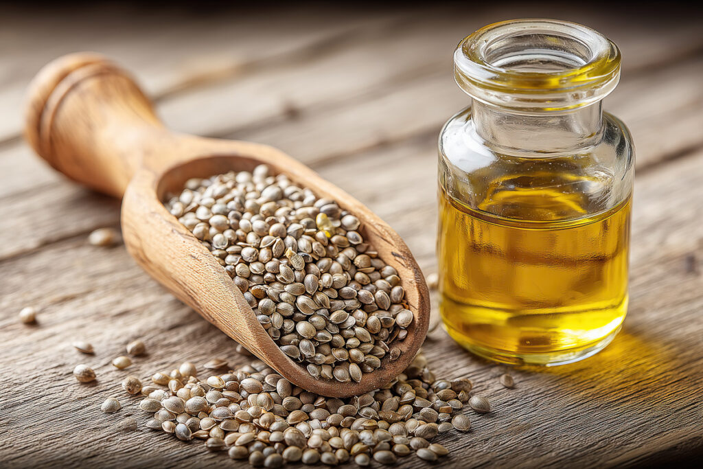 seminte intregi de canepa si ulei de canepa